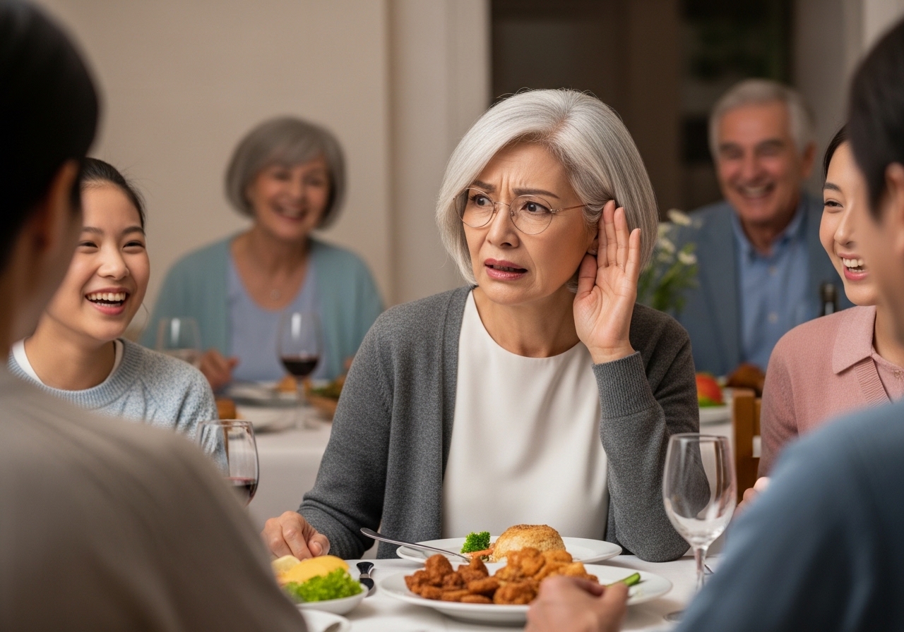 騒がしい場所で聞き取れない孤立感